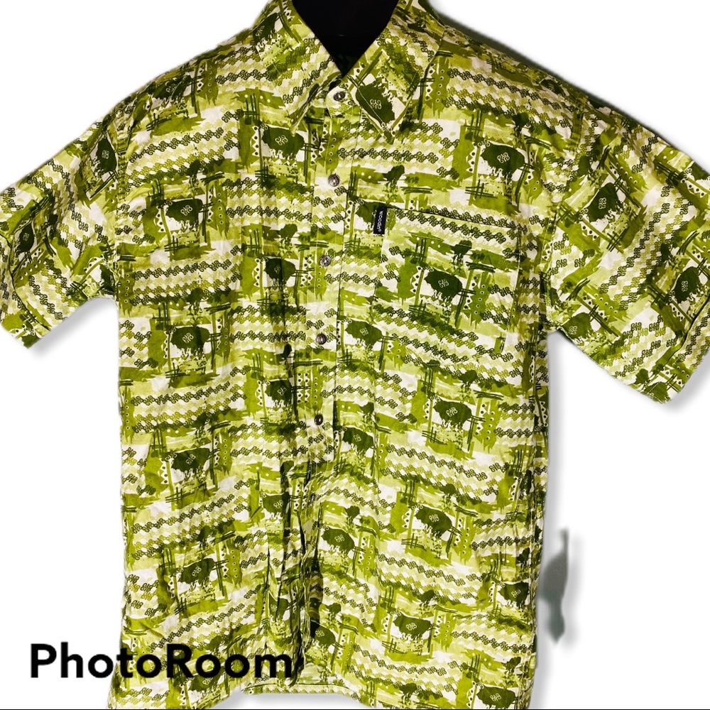 Woodin Mens Short Sleeve Buttoned Casual Shirt XL